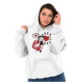 thumbnail image 4 of Betty Boop Heart and Lipstick Stain Hoodie Sweatshirt Women Brisco Brands M, 4 of 6