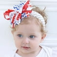 thumbnail image 2 of OAVQHLG3B 4th of July Baby Headband,Flower America Flag Headband,independence Day Headwear Hairband Fourth of July Accessories, 2 of 8