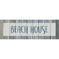 thumbnail image 3 of Allen, Kimberly 24x11 Black Modern Framed Museum Art Print Titled - Beach House, 3 of 5