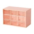 thumbnail image 3 of Birdeem Multifunctional Compartment Storage Box, Desktop Drawer Style Cosmetic Jewelry Box, Small Item Transparent Jewelry Box, 3 of 10