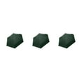 thumbnail image 3 of Decodeary Stay Dry In Style Rainproof Umbrellas With Breathable Fabric For Fashionable Black green 3Set, 3 of 6