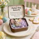 thumbnail image 4 of Decoraciones de Pascua, Adornos de Pascua, Regalos de Pascua Caja de Pascua con bolsillo H-ug Ribete de lana, 4 of 6