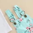 thumbnail image 5 of Paguaki Toddler Girl Short Set Baby Doll Clothes Overalls with Headband & Socks Reborn Doll Accessories Toddler Girl Summer Clothes, 5 of 7