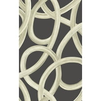 ohpopsi Calix Black Twisted Geo Wallpaper
