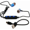 thumbnail image 2 of VIGOR- Blue Beat Stereo Wireless Headset Earphones Bt-001, Blue, 2 of 5