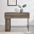 thumbnail image 3 of Walker Edison AZW48LNDLGW Table de Hauteur de Comptoir avec Rangement, 48", Lavis Gris, 3 of 5