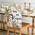 thumbnail image 4 of Dvkptbk 2-Pack Easter-Themed Restaurant Chair Back Covers Spring Home Decor Protective Covers Removable and Washable Seat Covers Suitable for Party Decorations easter decorations, 4 of 6