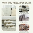thumbnail image 4 of Step MultiLevel Carpeted Cat Scratching Post Pet Stairs, 4 of 9