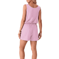 thumbnail image 3 of PINKSIR Womens Romper Sleeveless Tank Top Shorts Jumpsuit Casual Summer Outfit Soft Comfy with Pockets, 3 of 8