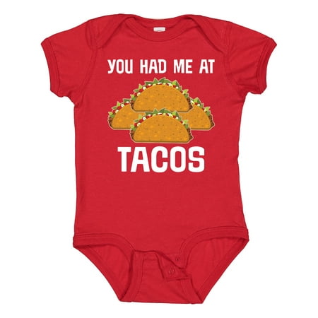 

Inktastic You Had Me at Tacos Gift Baby Boy or Baby Girl Bodysuit