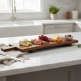 thumbnail image 4 of Woodard & Charles Acacia Wood 29" Extra Large Platformed Serving Paddle Board Tray, 4 of 8