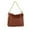 Cognac, variant on MKF Collection Brigitte Women's Shoulder Bag – Versatile Vegan Leather Handbag, Stylish and Functional Purse for Everyday Use by Mia K - Metallic Lilac