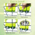 thumbnail image 5 of 2 Comederos para PáJaros de Acero Inoxidable, con Soporte para Percha, Recipientes Colgantes y Cuchara., 5 of 5