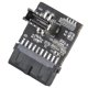 thumbnail image 3 of Adaptador de extensión para montaje en panel de placa base con conector USB 3.0 tipo E y chip, 3 of 14