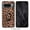 Leopard Brown, variant on Nalacover Slim Case for Google Pixel 8 Pro, Ring Holder Kickstand Hybrid Rugged PC + TPU Shockproof Lens Protection Cover, Support Car Mount Holder Case for Google Pixel 8 Pro, Crosshatch Black
