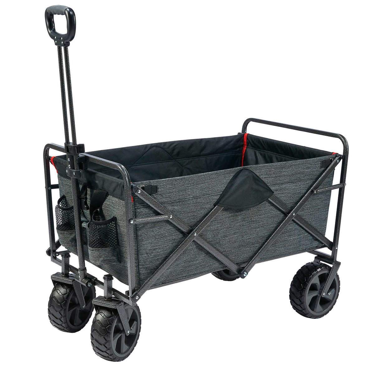 Certified Refurbished Mac Sports WTC-145 Collapsible Outdoor Folding Wagon Black 