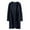 Navy, variant on Fall Saving! HVOBTTY Women's Long Open Front Sweater, Fall and Winter Coat for Women, Women's Fashion Long Sleeve Wool Long Sweaters Cardigan Bronze, M