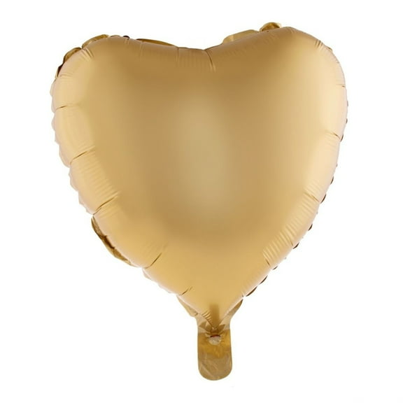 Balloon-Foil-Heart-18"x19"-Matte Gld