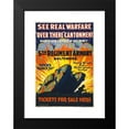thumbnail image 2 of Lloyd Harrison 11x14 Black Modern Framed Museum Art Print Titled - See Real Warfare - ‘Over There’ Cantonment - Made Possible by Blood-Not Money 5th Regiment Armory, Baltimore - Tickets for Sale Here, 2 of 5