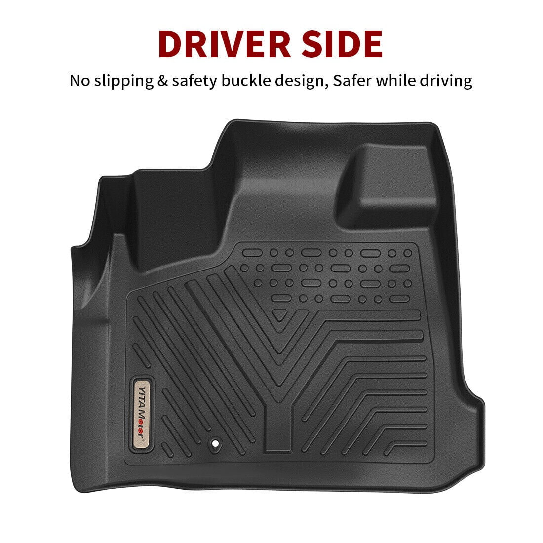 RVNI Floor Mats 3 Row for 2008-2020 Grand Caravan / 2008-2016 Town Custom Floor Liners 1st & 2nd 3rd