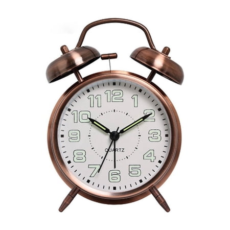 DESIGNICE 2026 New Alarm Clock,Innovative Energy Saving Night Light Alarm Clock for Bedrooms,Sleek Clear Metal Dial Table Clock with Glowing Surface