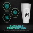 thumbnail image 4 of MediCaptain Mini Shin Pad Sleeve -Speed Guard - Maxi (White), 4 of 7