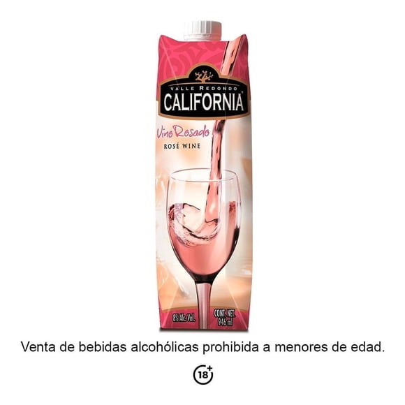 Vino Rosado Valle Redondo California 946 ml