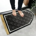 thumbnail image 1 of Prayer Rug Birthday Home Collectible Eid Hajj Prayer Carpet Mat Gift Black 80cmx120cm, 1 of 8