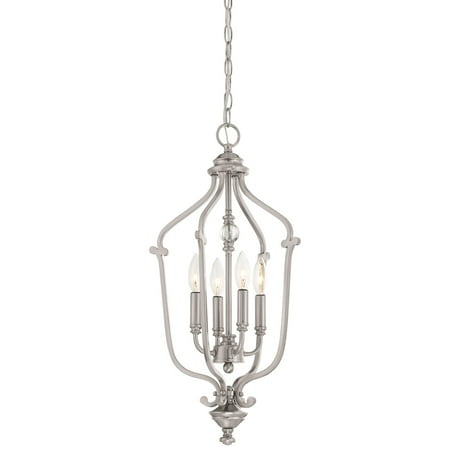 Nickel Eighteen Light Chandelier - Minka Lavery Savannah Row 4 Light Chandelier - Brushed Nickel