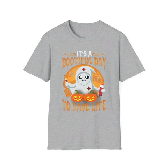 Its a Bootiful Day to save Life Nurse Halloween T-Shirt