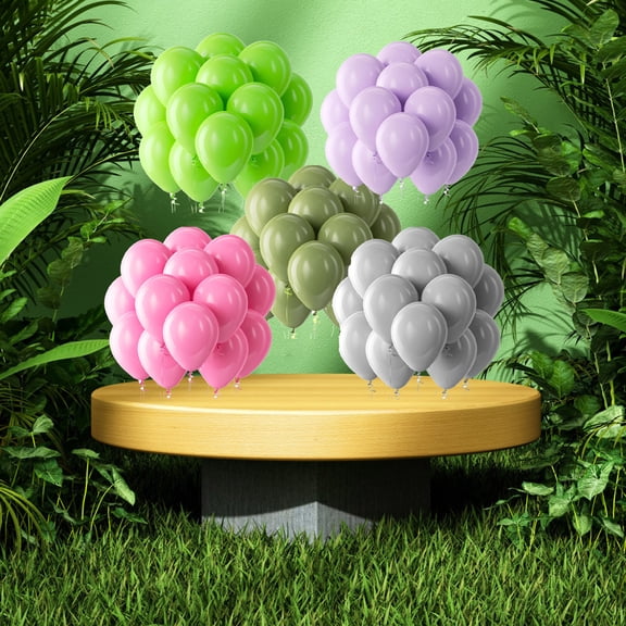 Colorful Balloons - 250 Pack 12 Inch Extra-Thick Pink Balloons for Long-Lasting Professional Party Decorations, Large Birthday Wedding Gender Reveal Baby Shower(Mix, 250Pcs)