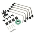 Complete Coolant Crossover Steam Vent Kit Stainless Steel for LS1 LS2