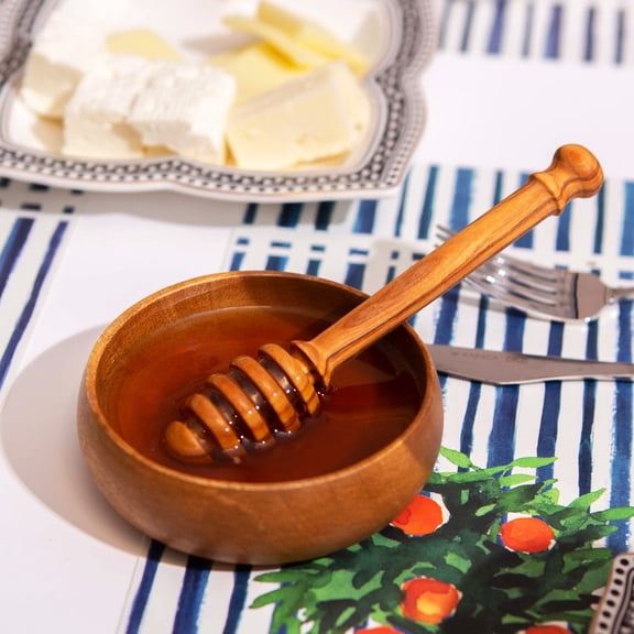 Olive Wood Mini Honey Dipper