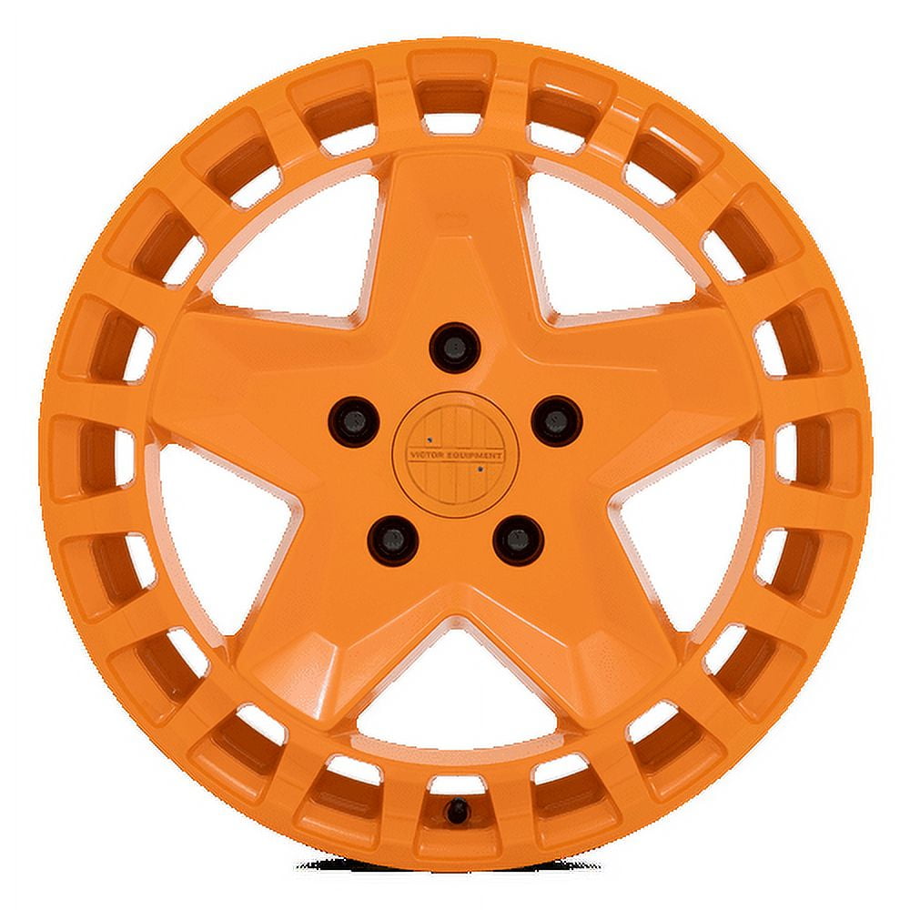 Victor Equipment Aluminum Rim ALPEN 17X8in Gloss Orange Finish