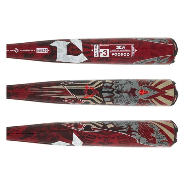 New DeMarini Voodoo One 2022 BBCOR Baseball Bat 2 5/8" Diameter Red