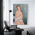 thumbnail image 3 of Cuadro impreso de Amedeo Modigliani (120), póster artístico en lienzo y arte de pared, pósteres de decoración para dormitorio familiar moderno de 16 x 24 pulgadas (40 x 60 cm), 3 of 6