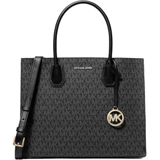 Michael Kors Sofia Large Leather Tote - Black - Walmart.com