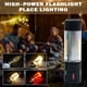 thumbnail image 5 of Linterna LED recargable 1200 lúmenes | Largo alcance 500 m de viga | Carga rápida por USB | Aluminio impermeable y resistente a golpes | Enfoque telescópico | Acampada, senderismo, uso de emergencia, 5 of 6
