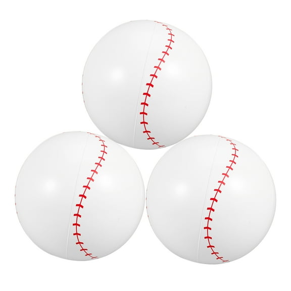 Tineasur beach inflatable balls Inflatable Baseballs PVC Friends Throwing Summer 3pcs