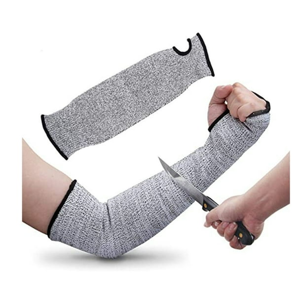Protectores de brazo para protección del brazo: gemelos anticorte, protector de brazo para seguridad, protector de brazo con ranura para el pulgar para evitar arañazos, irritación de la piel f
