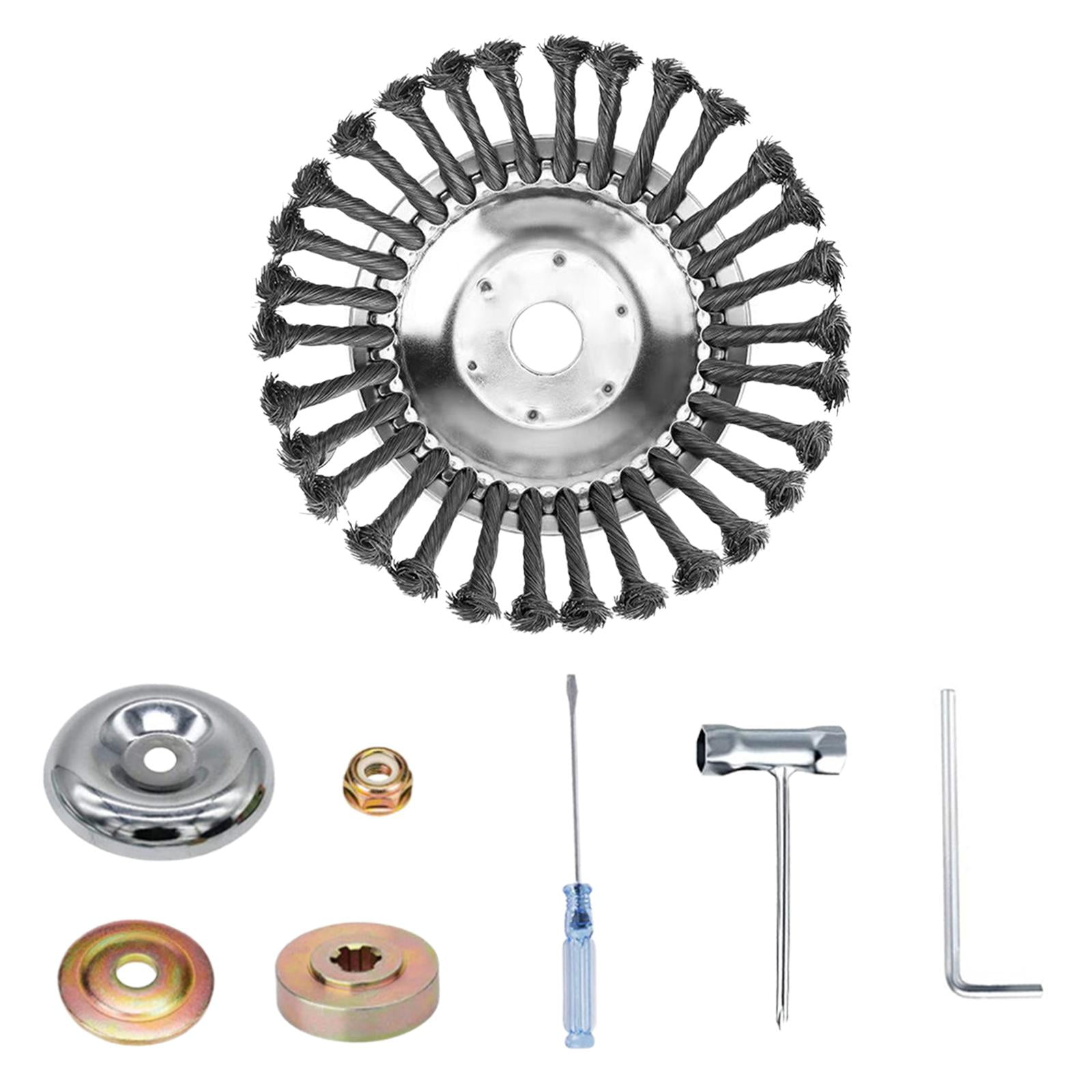 Steel Wire Rotary Brush, Weeds Wired Trimmer Blade, Dusting Polishing