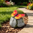 thumbnail image 4 of Illuminated Garden Light Outdoor Solar Powered Turtle Figurine Pathway Patio Yard Lawn Decor Colorful LED Statue Ornament, 4 of 5