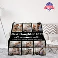 thumbnail image 4 of Best Mom Ever Custom Blanket, Birthday Gifts for Mom from Daughter Son with Pictures, Customized Photo Collage Mother Blankets Wife Birthday Gifts, Personalized Flannel Blanket with Photo as a Gift, 4 of 6