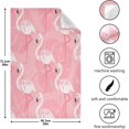 thumbnail image 3 of GZHJMY Cute Flamingos Kitchen Dish Towels Set of 1,Dishcloths,Absorbent Soft Towels Hand Towels, Tea Towels,18" x 28", 3 of 7