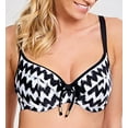 thumbnail image 2 of Panache IKAT ZIGZAG Leila Balconnet Bikini Swim Top, US 38G, UK 38F, 2 of 4