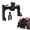 Black, variant on 3 Point Quick Hitch for Category 1 Tractors, Upgrade Versatile Adapter with 3000 Lbs Capacity, 2" Receiver & 5-Level Adjustable Bolt