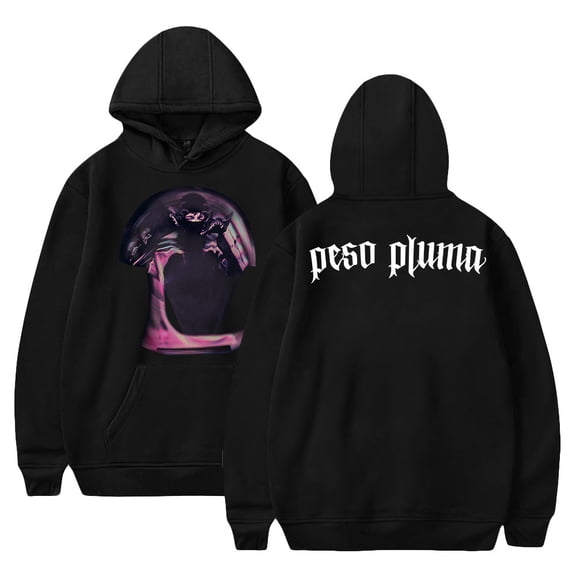 Peso Pluma Hoodies Merch Double PP Tour 2023 Sweatshirt Women/Men Long Sleeve Pullover
