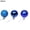 Blue, variant on LEAQU 24 Pcs Set, Plastic Shatterproof Christmas Ball Ornaments, Holiday Decor