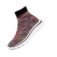 thumbnail image 2 of NexTorq Women's High Top Sneakers Sock Shoes Breathable Knit Walking Shoes Slip On Casual Lightweight Athletic Comfortable Footwear for Daily Wear Travel Multicolor US-9 (EU-43), 2 of 4