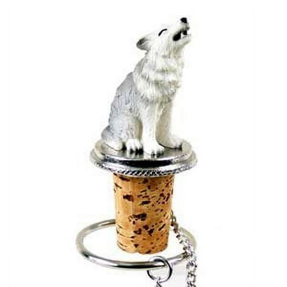 Wolf Bottle Stopper (Gray)